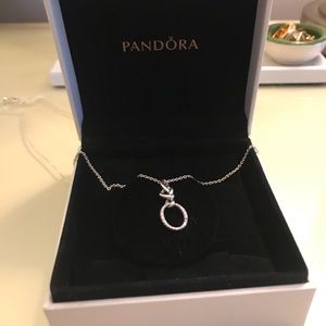 Pandora Knotted Heart Necklace